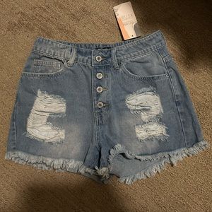 Women’s High Waisted Jean shorts